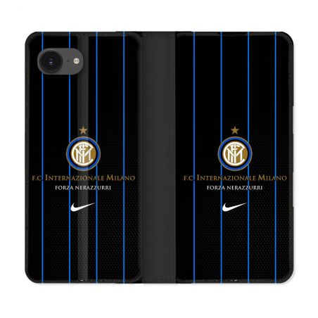 Housse Cuir Portefeuille Pour Iphone 17e Foot Inter Milan