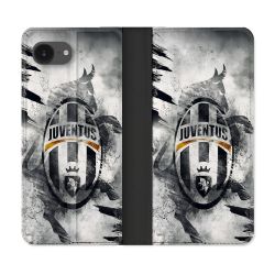 Housse Cuir Portefeuille Pour Iphone 17e Foot Juventus Turin