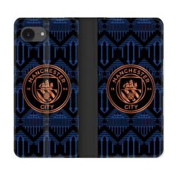 Housse Cuir Portefeuille Pour Iphone 17e Foot Manchester City