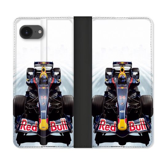 Housse Cuir Portefeuille Pour Iphone 17e Formule 1 F1 Red Bull