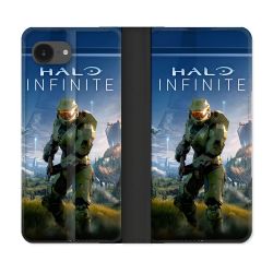 Housse Cuir Portefeuille Pour Iphone 17e Halo