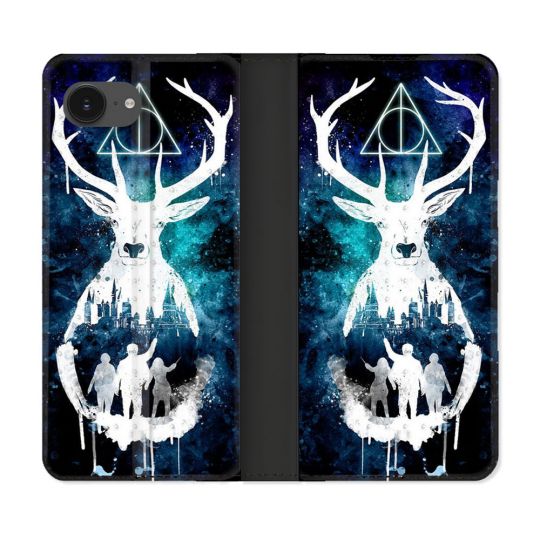 Housse Cuir Portefeuille Pour Iphone 17e Harry Potter Patronome
