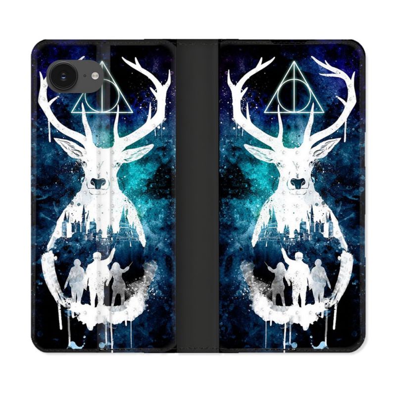 Housse Cuir Portefeuille Pour Iphone 17e Harry Potter Patronome