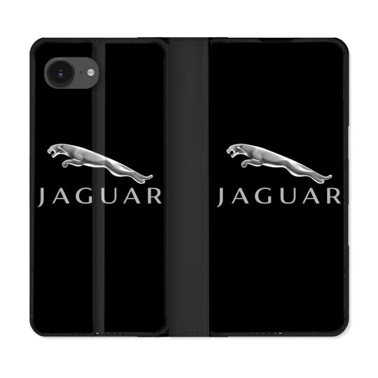 Housse Cuir Portefeuille Pour Iphone 17e Jaguar