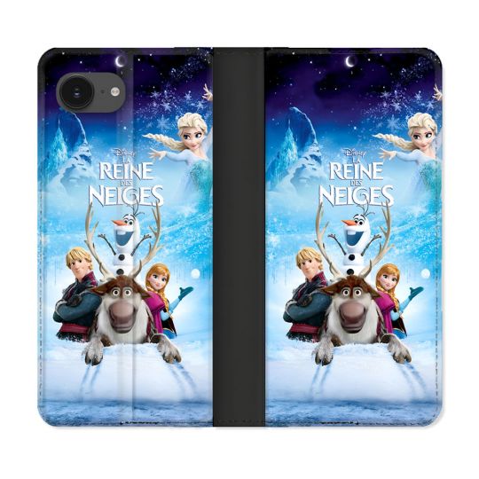 Housse Cuir Portefeuille Pour Iphone 17e La Reine Des Neiges