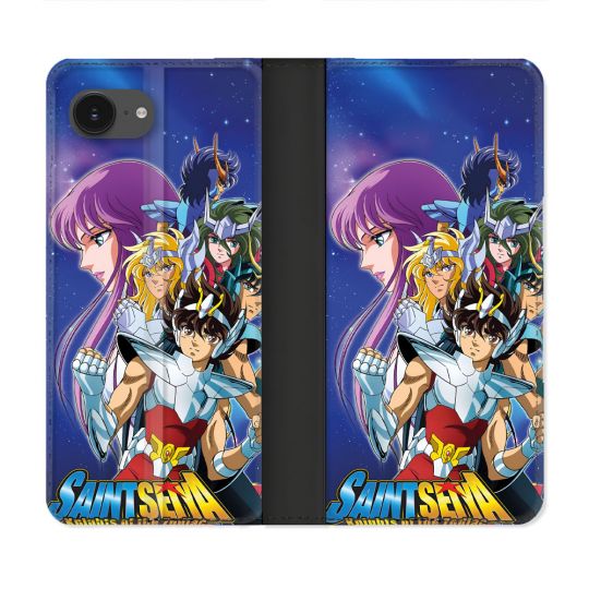 Housse Cuir Portefeuille Pour Iphone 17e Les Chevaliers Du Zodiaque