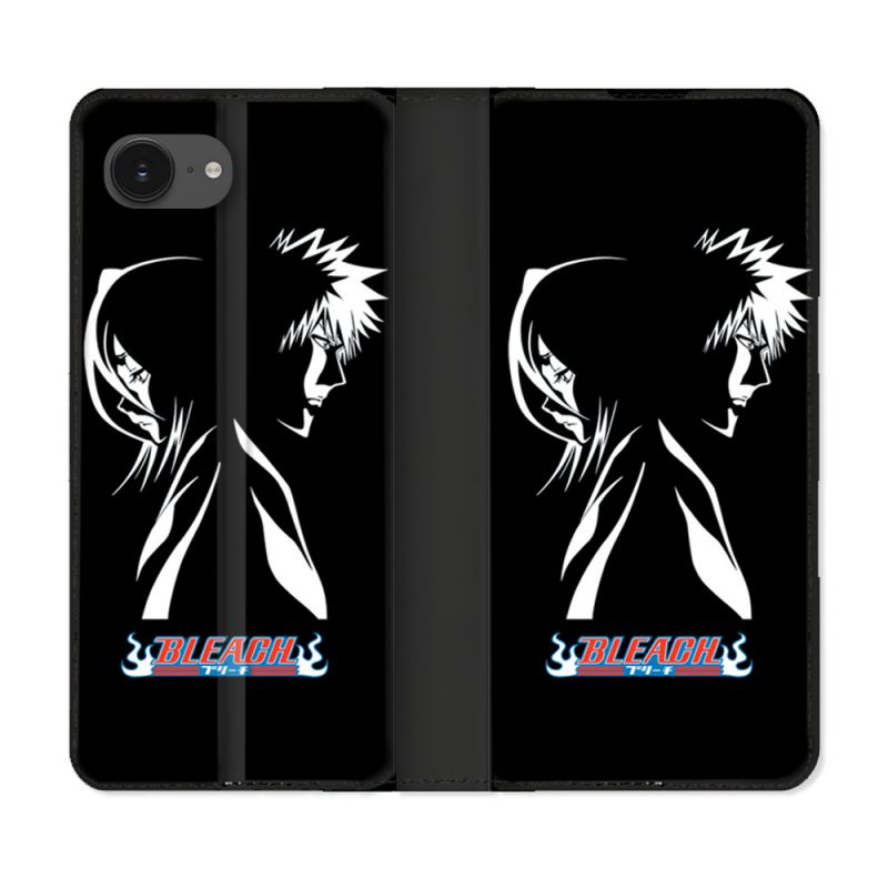 Housse Cuir Portefeuille Pour Iphone 17e Manga Bleach Duo
