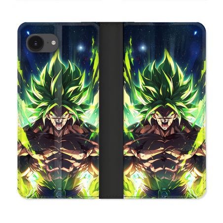 Housse Cuir Portefeuille Pour Iphone 17e Manga Dragon Ball Broly