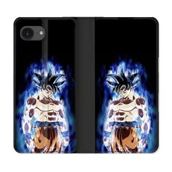 Housse Cuir Portefeuille Pour Iphone 17e Manga Dragon Ball Sangoku Noir
