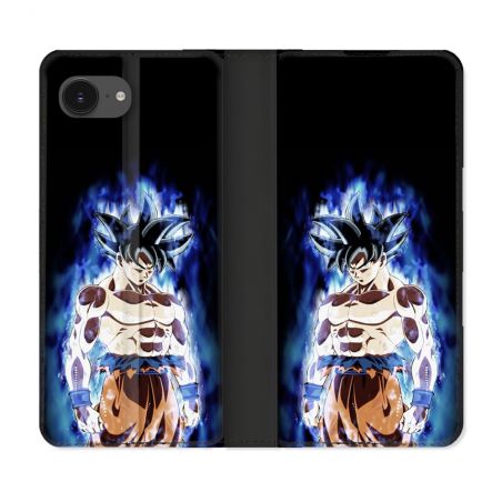 Housse Cuir Portefeuille Pour Iphone 17e Manga Dragon Ball Sangoku Noir