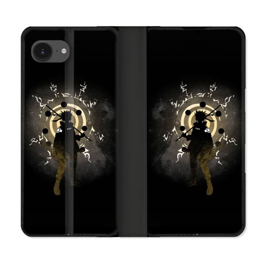 Housse Cuir Portefeuille Pour Iphone 17e Manga Naruto Sage