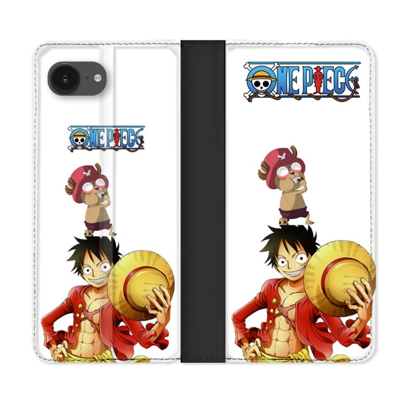 Housse Cuir Portefeuille Pour Iphone 17e Manga One Piece Chopper