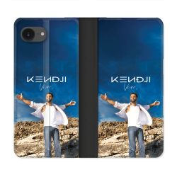 Housse Cuir Portefeuille Pour Iphone 17e Musique Kendji