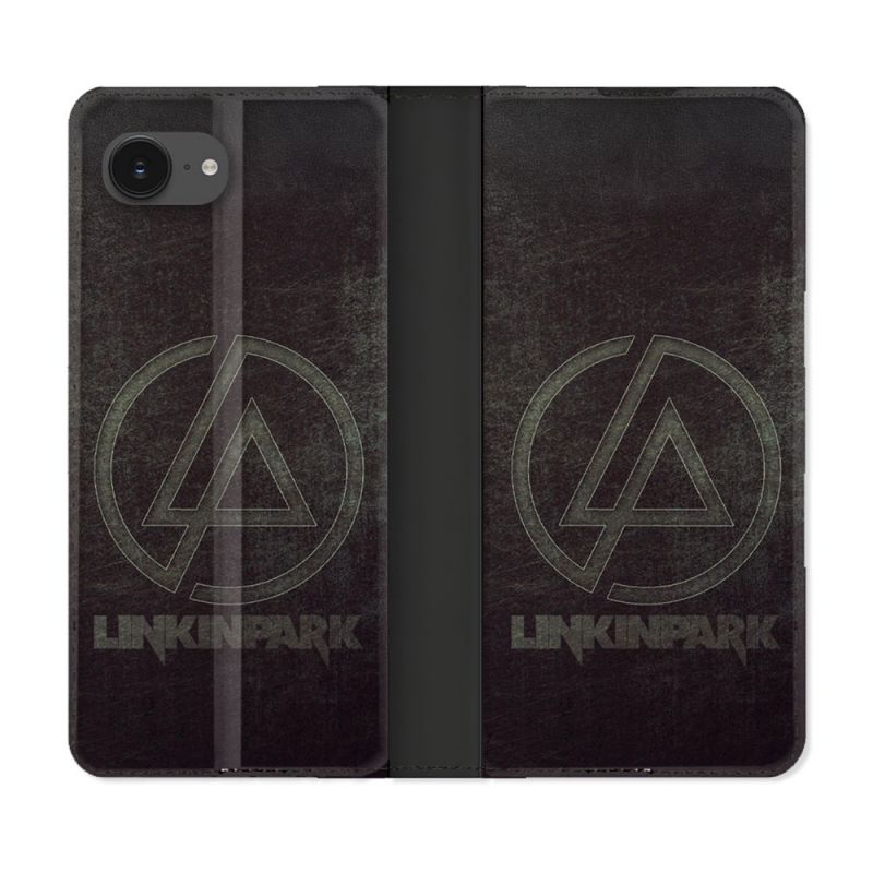Housse Cuir Portefeuille Pour Iphone 17e Musique Rock Linkin Park