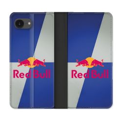 Housse Cuir Portefeuille Pour Iphone 17e Red Bull Classique