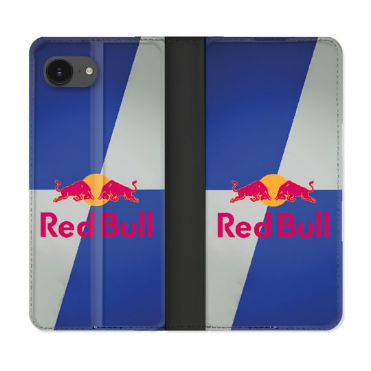 Housse Cuir Portefeuille Pour Iphone 17e Red Bull Classique