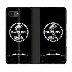Housse Cuir Portefeuille Pour Iphone 17e Shelby