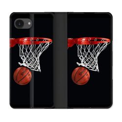 Housse Cuir Portefeuille Pour Iphone 17e Sport Basket Panier