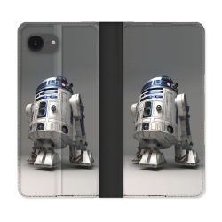 Housse Cuir Portefeuille Pour Iphone 17e Star Wars - R2D2