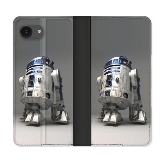 Housse Cuir Portefeuille Pour Iphone 17e Star Wars - R2D2