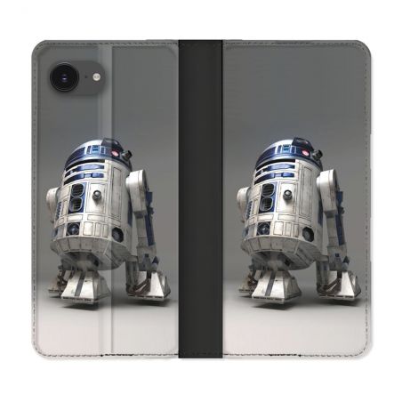 Housse Cuir Portefeuille Pour Iphone 17e Star Wars - R2D2