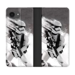 Housse Cuir Portefeuille Pour Iphone 17e Star Wars - Trooper