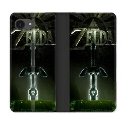 Housse Cuir Portefeuille Pour Iphone 17e Zelda