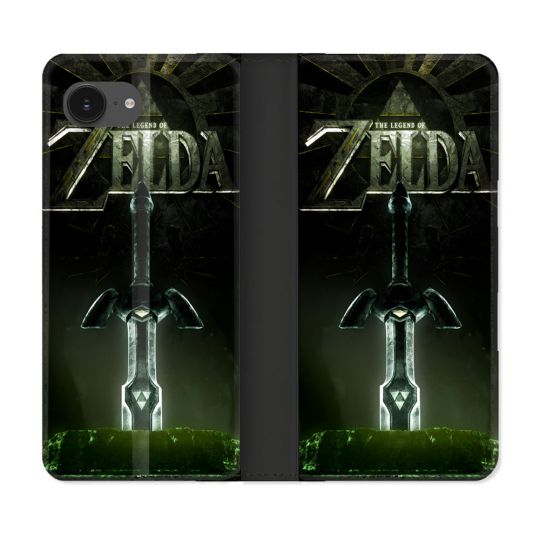 Housse Cuir Portefeuille Pour Iphone 17e Zelda