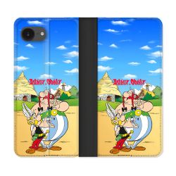 Housse Cuir Portefeuille Pour Iphone 17e Astérix Obélix Color
