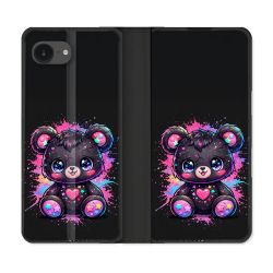 Housse Cuir Portefeuille Pour Iphone 17e Fantastique Kawaii Mignon