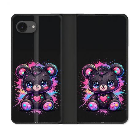 Housse Cuir Portefeuille Pour Iphone 17e Fantastique Kawaii Mignon