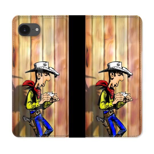 Housse Cuir Portefeuille Pour Iphone 17e Lucky Luke