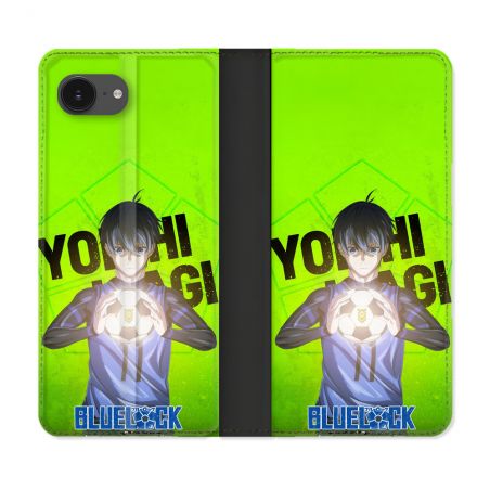 Housse Cuir Portefeuille Pour Iphone 17e Manga Blue Lock Yoichi Isagi