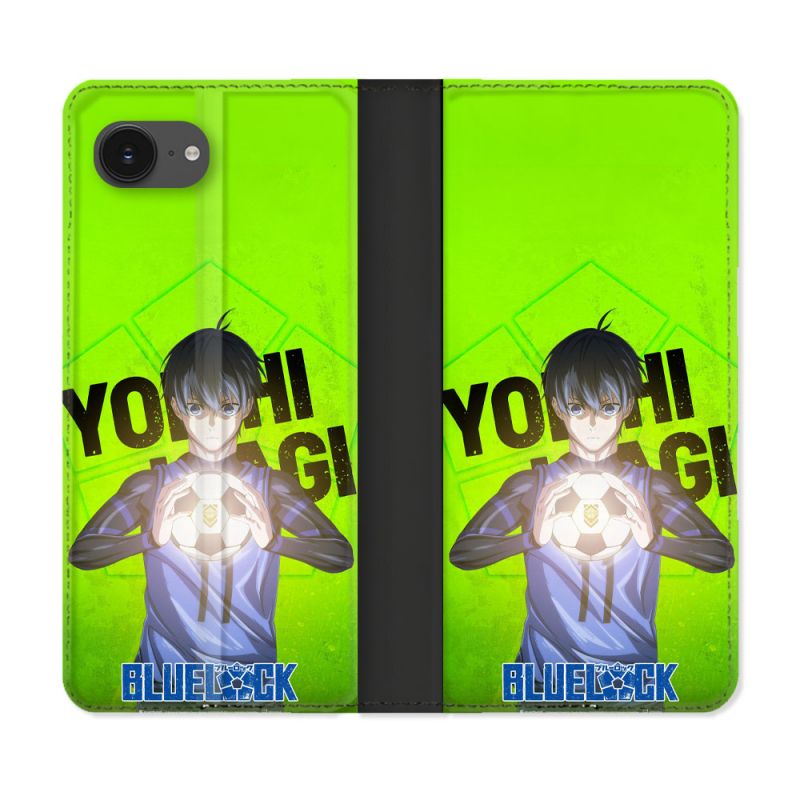 Housse Cuir Portefeuille Pour Iphone 17e Manga Blue Lock Yoichi Isagi