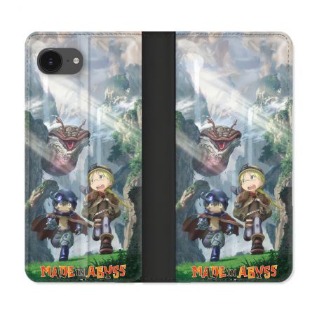 Housse Cuir Portefeuille Pour Iphone 17e Manga Made In Abyss Affiche