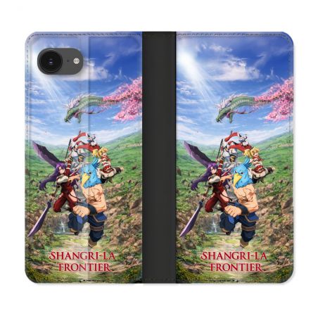 Housse Cuir Portefeuille Pour Iphone 17e Manga Shangri La Frontier Affiche