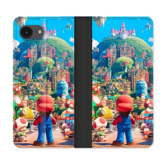 Housse Cuir Portefeuille Pour Iphone 17e Nintendo World
