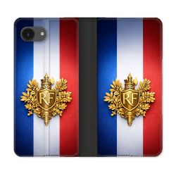 Housse Cuir Portefeuille Pour Iphone 17e Voyage Drapeau France
