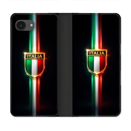 Housse Cuir Portefeuille Pour Iphone 17e Voyage Drapeau Italie 3 2026