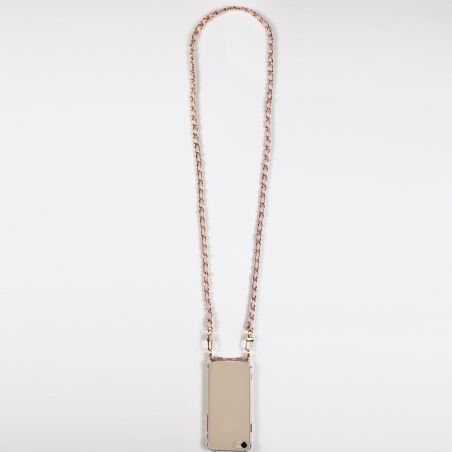 Coque Pour Xiaomi 17 avec Lanière Cordon Chaine suspendue Rose