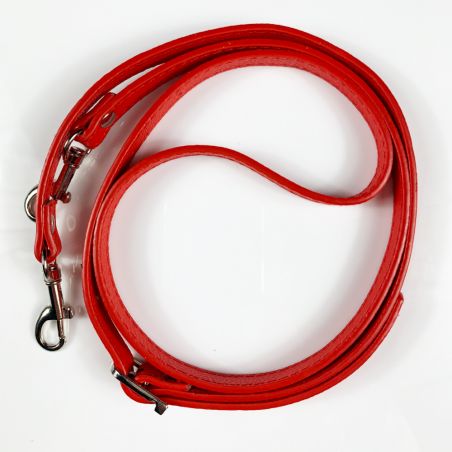 Coque Pour Xiaomi 17 avec Lanière Cordon Cuir 2 Rouge