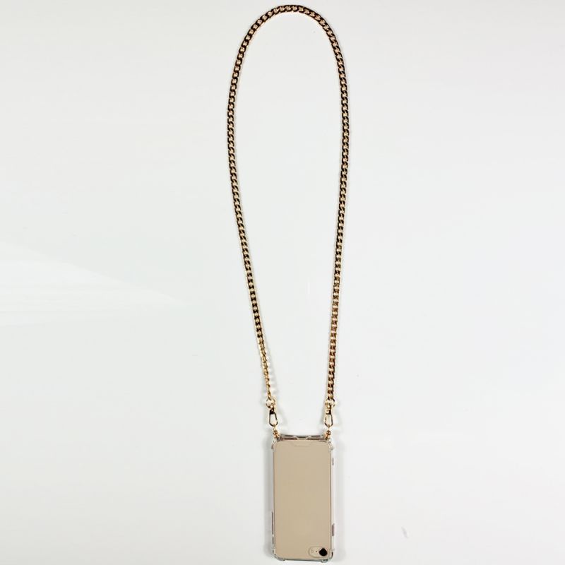 Coque Pour Xiaomi 17 avec Lanière Cordon Metal Plate Or