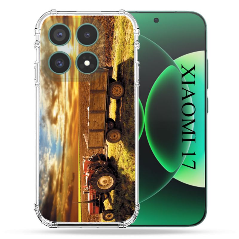 Coque Renforcée Pour Xiaomi 17 Agriculture Tracteur Color
