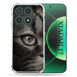 Coque Renforcée Pour Xiaomi 17 Animal Chat Gris