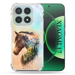 Coque Renforcée Pour Xiaomi 17 Animal Cheval Montagne