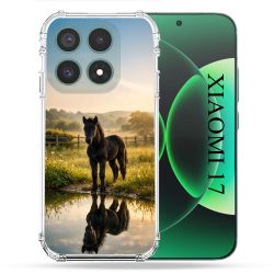 Coque Renforcée Pour Xiaomi 17 Animal Cheval Reflet