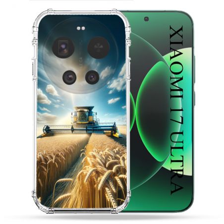 Coque Renforcée Pour Xiaomi 17 Ultra Agriculture Moissonneuse Blé