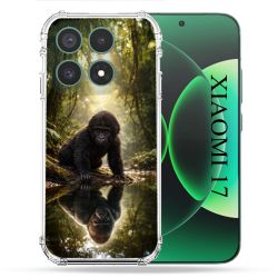 Coque Renforcée Pour Xiaomi 17 Animal Gorille Reflet