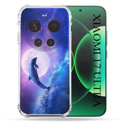 Coque Renforcée Pour Xiaomi 17 Ultra Animal Dauphin Vague