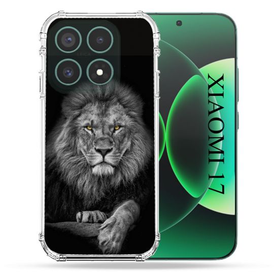 Coque Renforcée Pour Xiaomi 17 Animal Lion Majestueux